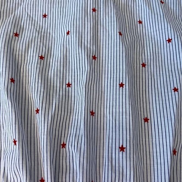 Draper James RSVP‎ Patriotic Linen Blend Bodysuit-Size XXL - Picture 5 of 9